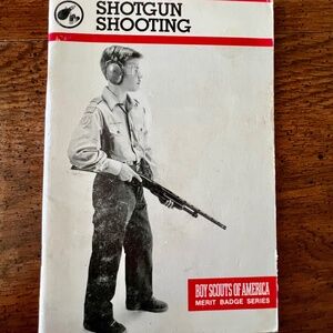 Vintage Boy Scouts of America, Merit Badge: SHOTGUN SHOOTING 1992 Printing